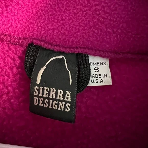 Vintage Sierra Designs Shacket Made in USA Pink Fleece - Picture 5 of 5